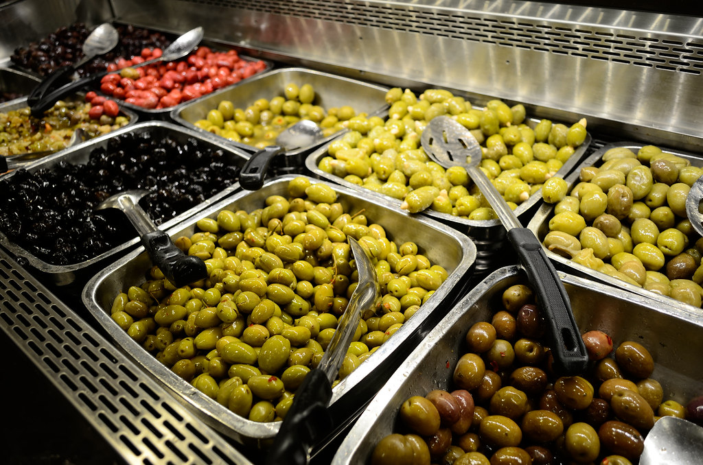 Olives fraîchement récoltées
